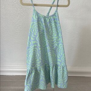 Gap Blue and Green Sleeveless Spring Summer Dress